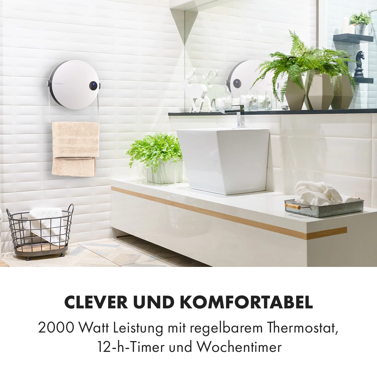 Hot Spot Pebble Heizlüfter 2000W Handtuchtrockner Timer Fernbedienung Hot Spot Pebble Heizlüfter 2000W Handtuchtrockner Timer Fernbedienung -Deutschland Klarstein Verkaufs-Shop 10035077 de 0002 logo