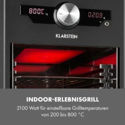 Steakreaktor Core Indoor Grillgerät Hochtemperaturgrill 2100W 800°C -Deutschland Klarstein Verkaufs-Shop 10035085 de 0005 logo