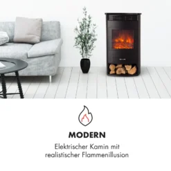 Bormio Smart Elektrokamin 950/1900W Thermostat Wochentimer -Deutschland Klarstein Verkaufs-Shop 10035086 de 0003 logo