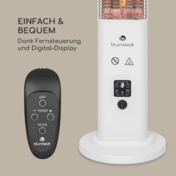 Heat Guru Plus Outdoor Heizstrahler 1200W 3 Heizstufen Fernbedienung -Deutschland Klarstein Verkaufs-Shop 10035096 de 0006 logo