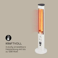 Heat Guru Plus Outdoor Heizstrahler 1200W 3 Heizstufen Fernbedienung -Deutschland Klarstein Verkaufs-Shop 10035096 de 0007 logo
