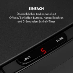 Touchless Black Stainless Steel Müllsammler Sensor 72L 4 Behälter ABS / PP / Edelstahl Schwarz 5 Touchless Black Stainless Steel Müllsammler Sensor 72L 4 Behälter ABS / PP / Edelstahl Schwarz -Deutschland Klarstein Verkaufs-Shop 10035097 de 0006 logo
