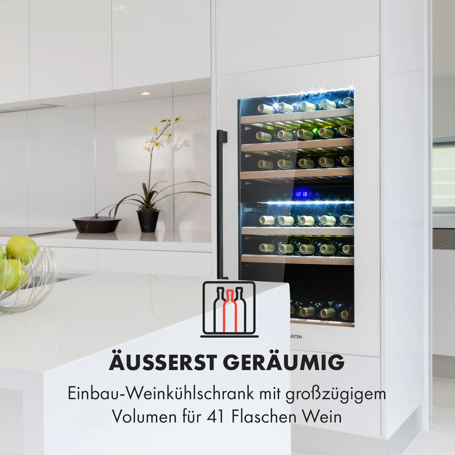 Vinsider 41D Built-In Duo Quartz Edition Weinkühlschrank Einbaugerät Vinsider 41D Built-In Duo Quartz Edition Weinkühlschrank Einbaugerät -Deutschland Klarstein Verkaufs-Shop 10035104 de 0002 logo