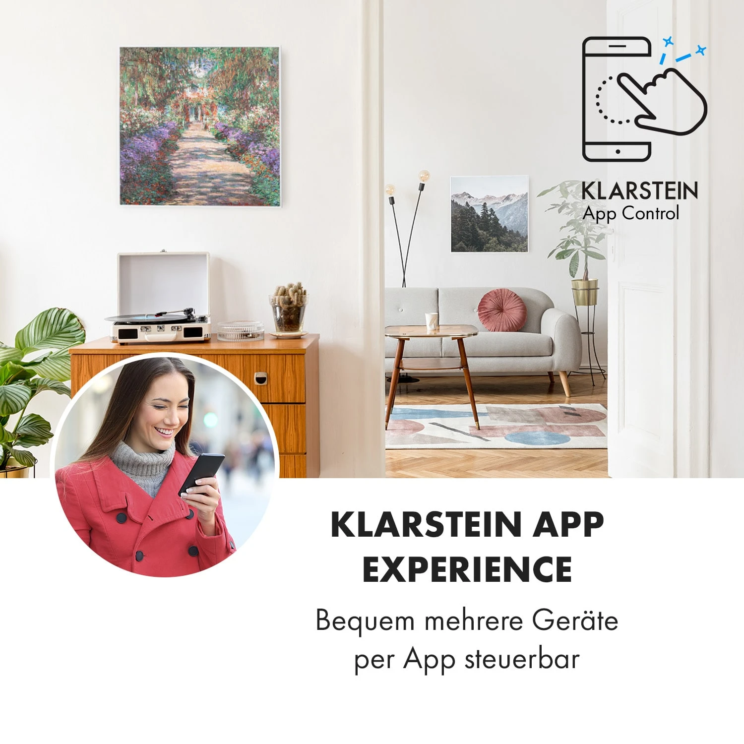 Wonderwall Air Art Smart Infrarotheizung 60x60cm 350W Wandinstallation App-Steuerung Gartenweg Wonderwall Air Art Smart Infrarotheizung 60x60cm 350W Wandinstallation App-Steuerung Gartenweg -Deutschland Klarstein Verkaufs-Shop 10035117 de 0002 logo