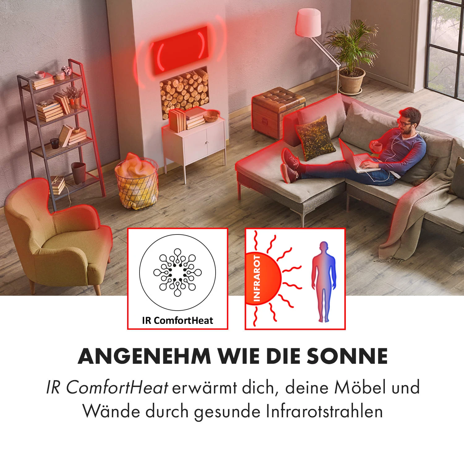 Wonderwall Air Art Smart Infrarotheizung 60x60cm 350W Wandinstallation App-Steuerung Gartenweg Wonderwall Air Art Smart Infrarotheizung 60x60cm 350W Wandinstallation App-Steuerung Gartenweg -Deutschland Klarstein Verkaufs-Shop 10035117 de 0003 logo