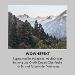 Wonderwall Air Art Smart Infrarotheizung 80x60cm 500W Wandmontage Berg -Deutschland Klarstein Verkaufs-Shop 10035121 de 0005 logo