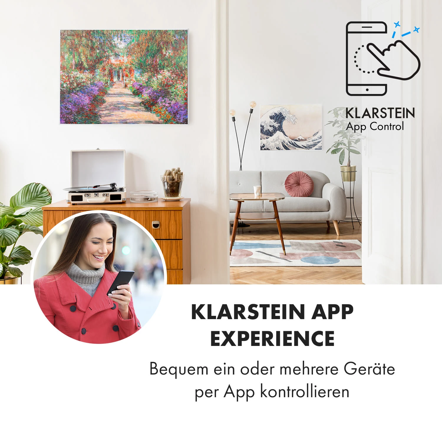 Wonderwall Air Art Smart Infrarotheizung 80x60cm 500W Wandmontage Gartenweg Wonderwall Air Art Smart Infrarotheizung 80x60cm 500W Wandmontage Gartenweg -Deutschland Klarstein Verkaufs-Shop 10035126 de 0002 logo