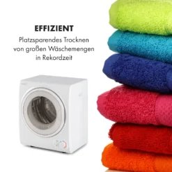 Jet Set 2500 Wäschetrockner Ablufttrockner 850W EEK C 2,5kg 50cm -Deutschland Klarstein Verkaufs-Shop 10035137 de 0004 logo