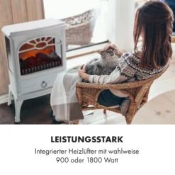 Leoben Elektrischer Kamin 900 / 1800 W Thermostat PanoramaView -Deutschland Klarstein Verkaufs-Shop 10035148 de 0003 logo