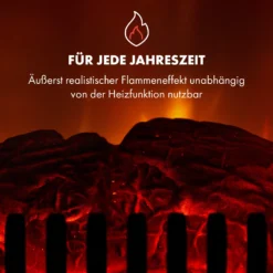 Leoben Elektrischer Kamin 900 / 1800 W Thermostat PanoramaView -Deutschland Klarstein Verkaufs-Shop 10035148 de 0005 logo