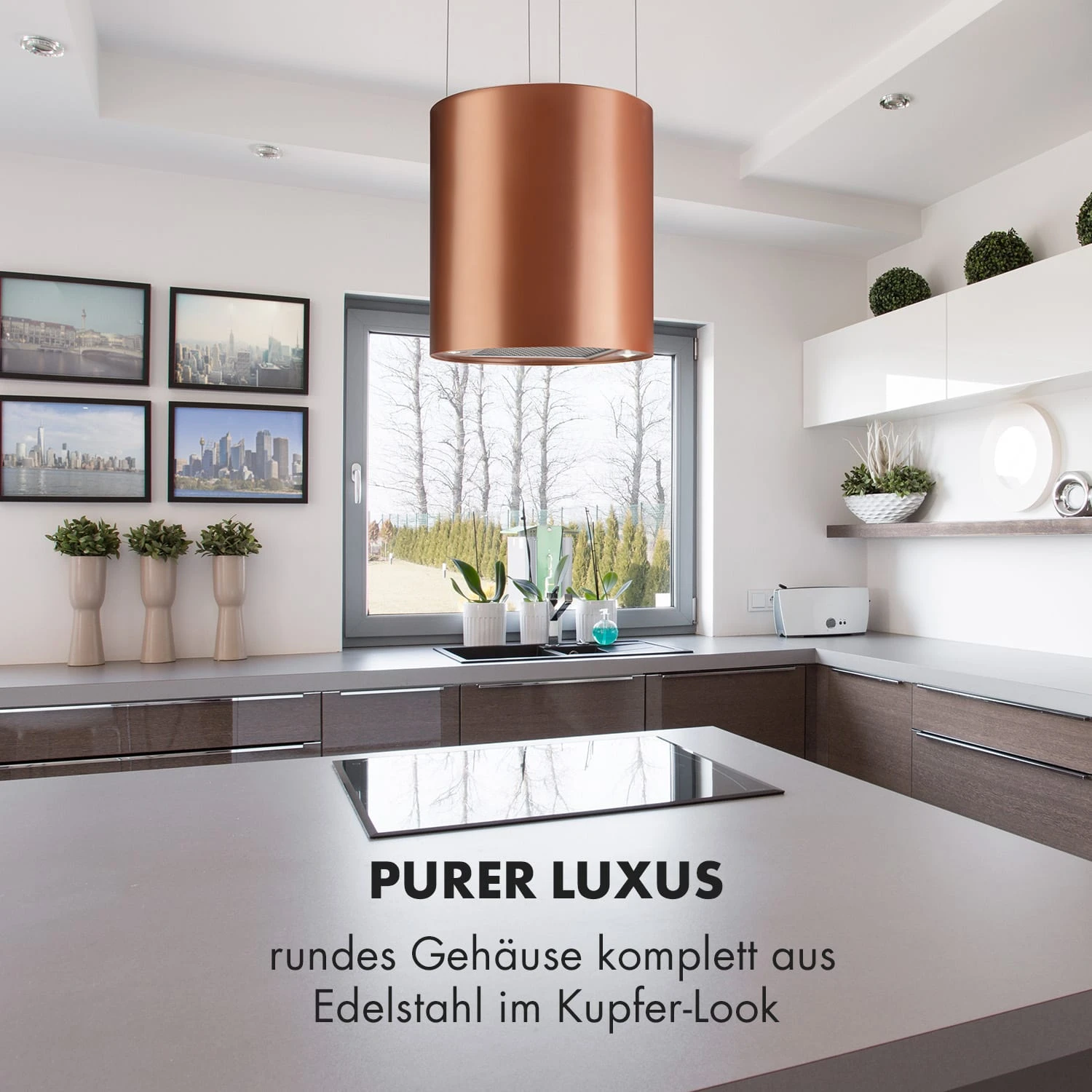 Barett Inselabzugshaube Ø35cm Umluft 558 m³/h LED Aktivkohlefilter Barett Inselabzugshaube Ø35cm Umluft 558 M³/h LED Aktivkohlefilter -Deutschland Klarstein Verkaufs-Shop 10035165 de 0004 logo