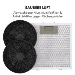 Barett Inselabzugshaube Ø35cm Umluft 558 M³/h LED Aktivkohlefilter 4 Barett Inselabzugshaube Ø35cm Umluft 558 M³/h LED Aktivkohlefilter -Deutschland Klarstein Verkaufs-Shop 10035165 de 0005 logo