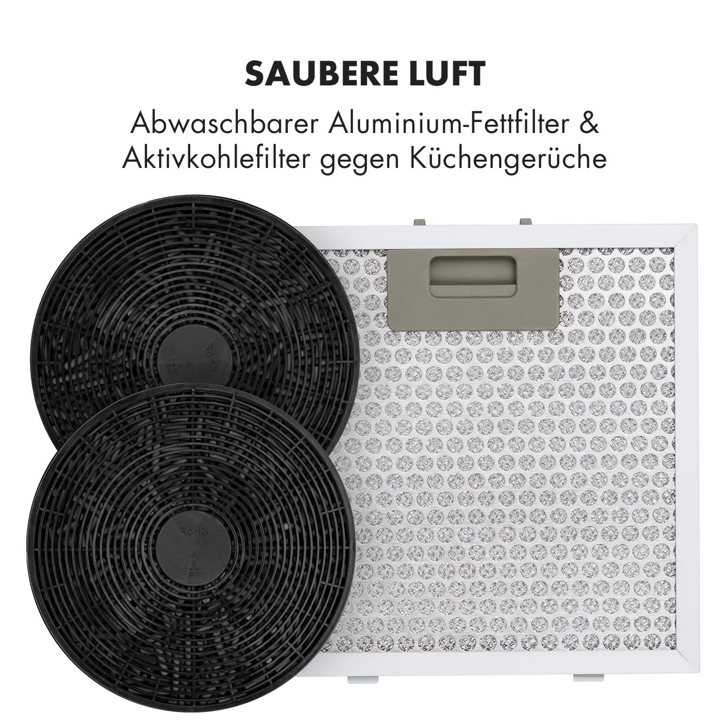Barett Inselabzugshaube Ø35cm Umluft 558 m³/h LED Aktivkohlefilter Barett Inselabzugshaube Ø35cm Umluft 558 M³/h LED Aktivkohlefilter -Deutschland Klarstein Verkaufs-Shop 10035165 de 0005 logo