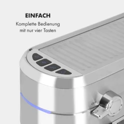 Futura Espressomaker 20 Bar 1450 Watt 20 Bar Wassertank: 1,25 Liter Rostfreier Edelstahl -Deutschland Klarstein Verkaufs-Shop 10035183 de 0006 logo