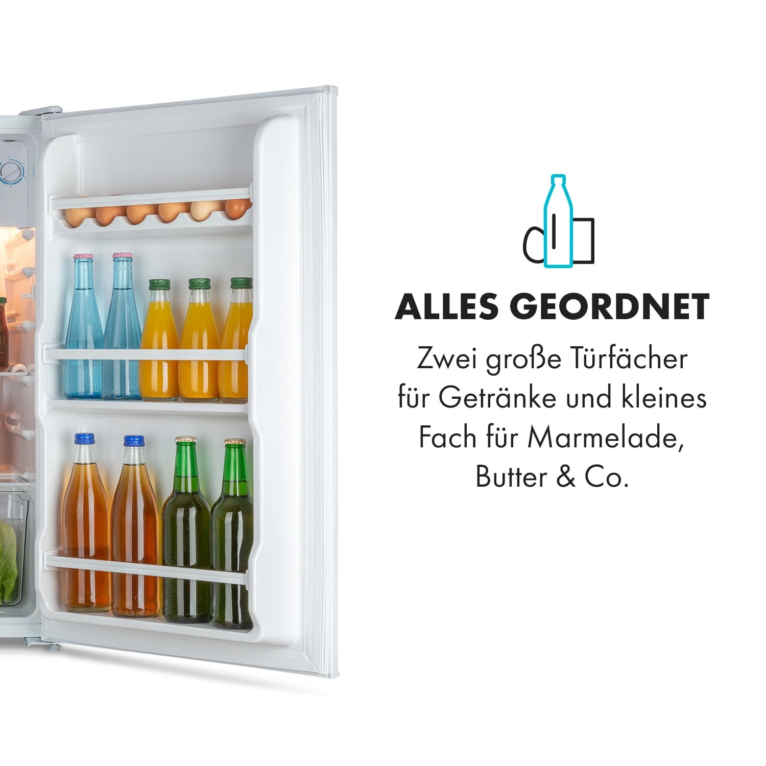 Spitzbergen Uni Kühlschrank 91 Liter 10-Liter-Gefrierfach 2 Böden Spitzbergen Uni Kühlschrank 91 Liter 10-Liter-Gefrierfach 2 Böden -Deutschland Klarstein Verkaufs-Shop 10035192 de 0005 logo