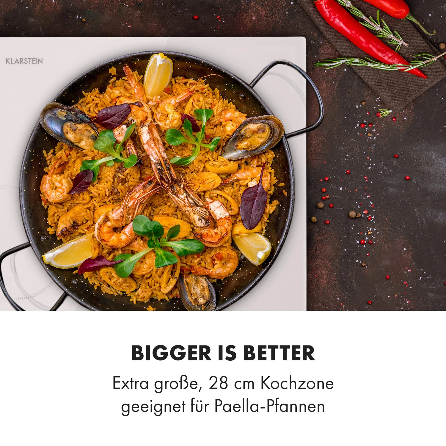 Delicatessa 77 Hybrid Einbaukochfeld Induktion 4 Zonen 7000W Delicatessa 77 Hybrid Einbaukochfeld Induktion 4 Zonen 7000W -Deutschland Klarstein Verkaufs-Shop 10035199 de 0009 logo