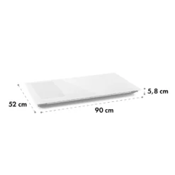 Delicatessa 90 Hybrid Einbaukochfeld Induktion 5 Zonen 7400W -Deutschland Klarstein Verkaufs-Shop 10035200 yy 0011 logo Klarstein Delicatessa 90 Hybrid Kochfeld weiss