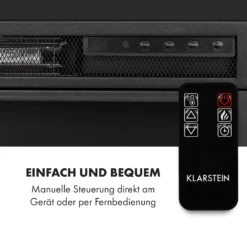 Aargau Smart Elektrischer Kamin 1000/2000W LED 18-27 °C Wochentimer -Deutschland Klarstein Verkaufs-Shop 10035204 de 0009 logo