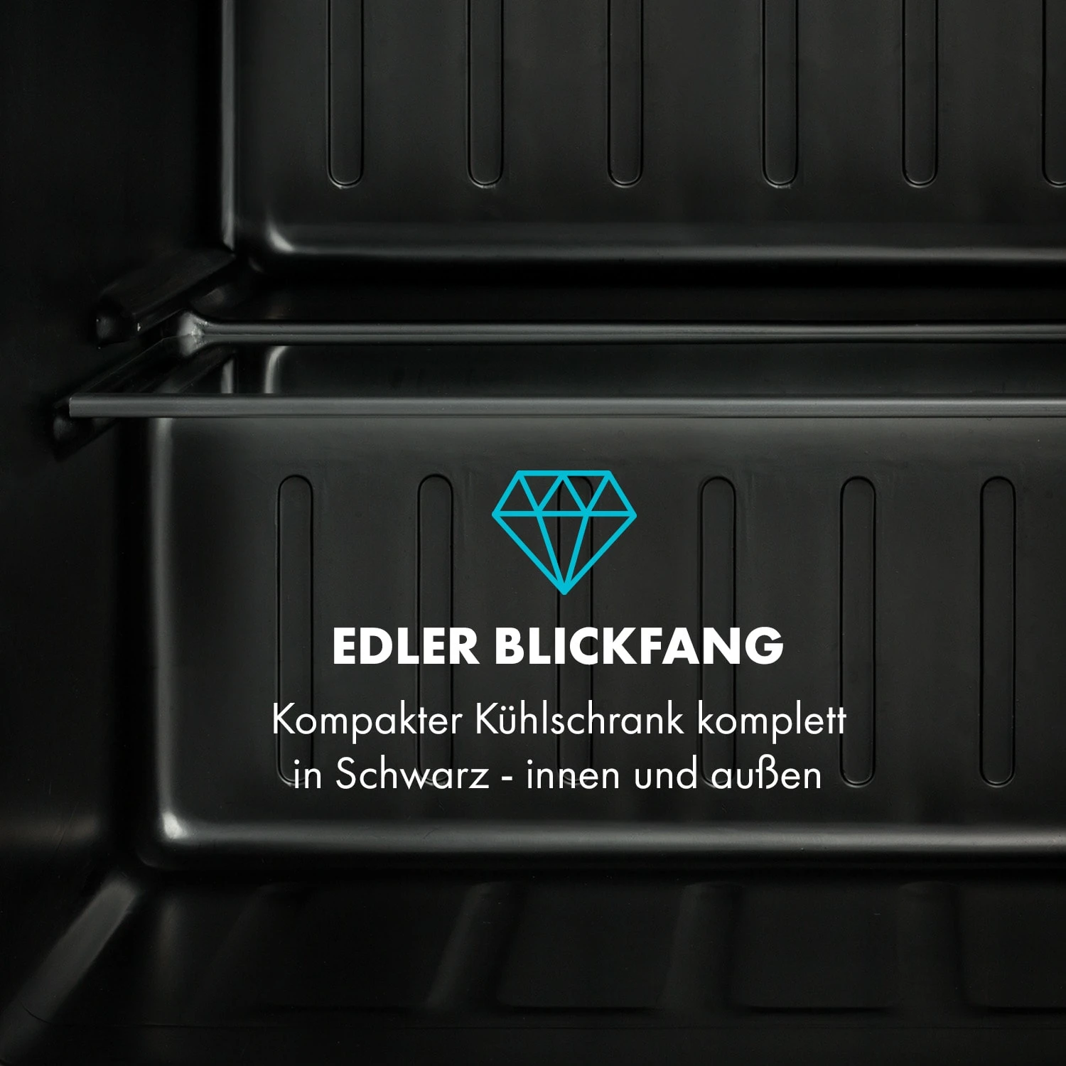 Obsidian Kühlschrank 46 Liter Gemüsefach Obsidian Kühlschrank 46 Liter Gemüsefach -Deutschland Klarstein Verkaufs-Shop 10035209 de 0003 logo