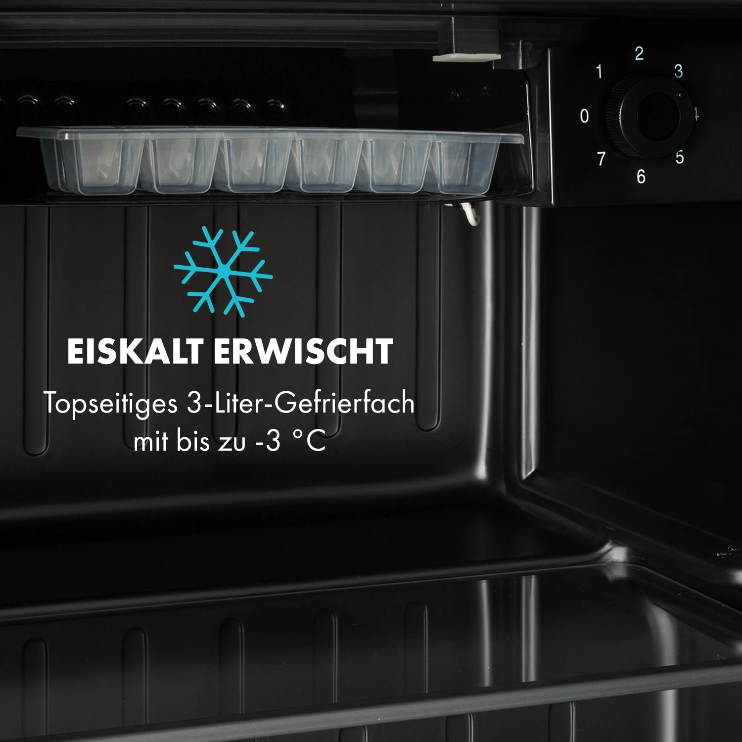 Obsidian Kühlschrank 46 Liter Gemüsefach Obsidian Kühlschrank 46 Liter Gemüsefach -Deutschland Klarstein Verkaufs-Shop 10035209 de 0007 logo