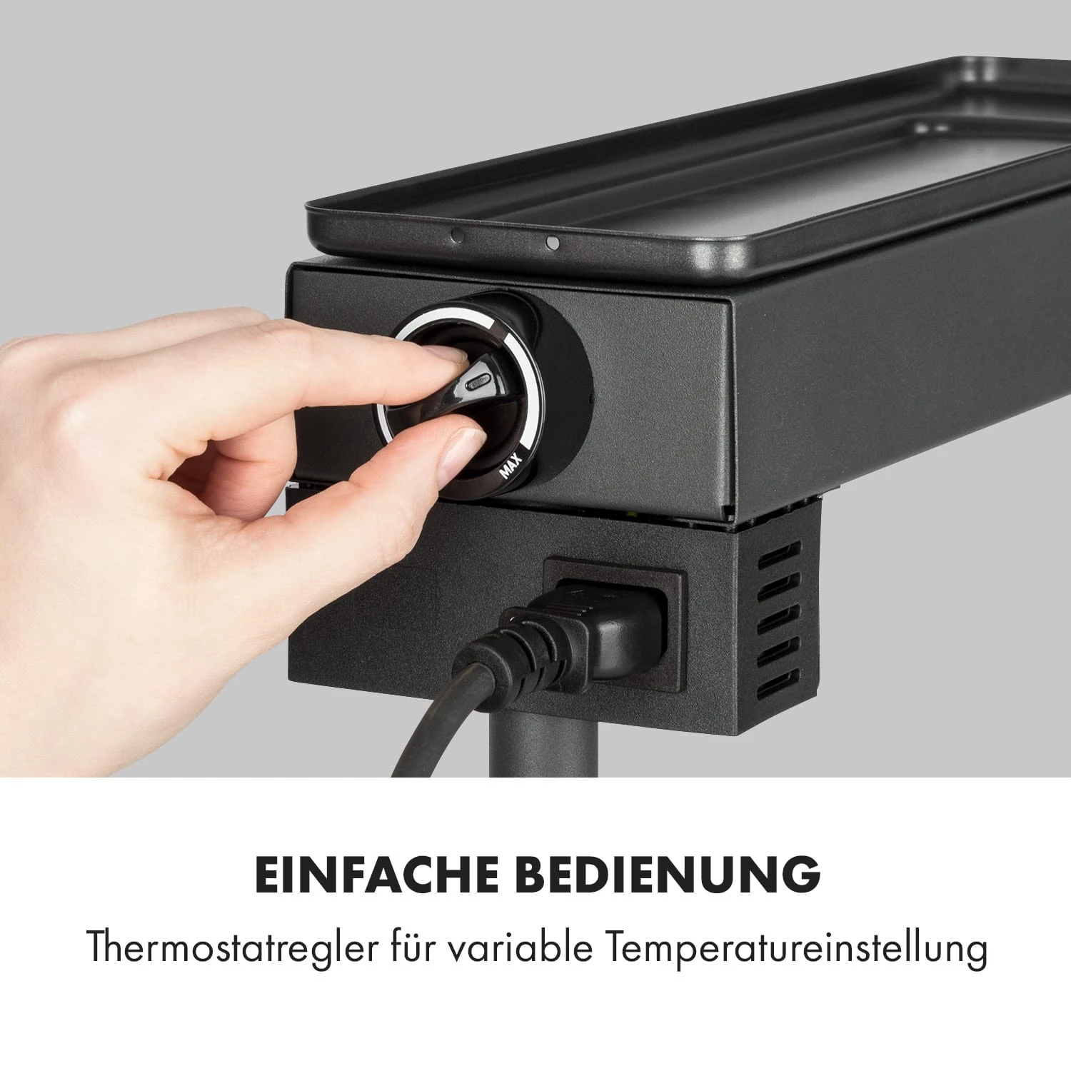 Appenzell XL Raclette mit Grill 600 W Thermostat 2 Käseträger Appenzell XL Raclette Mit Grill 600 W Thermostat 2 Käseträger -Deutschland Klarstein Verkaufs-Shop 10035218 de 0003 logo