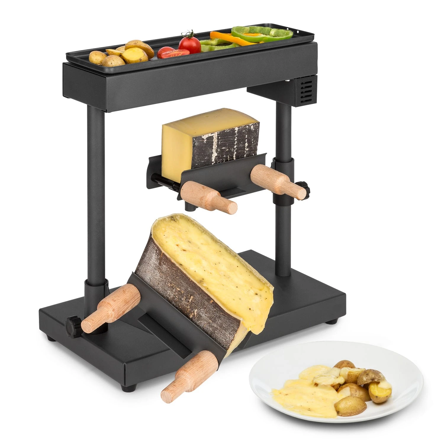 Appenzell XL Raclette mit Grill 600 W Thermostat 2 Käseträger Appenzell XL Raclette Mit Grill 600 W Thermostat 2 Käseträger -Deutschland Klarstein Verkaufs-Shop 10035218 yy 0001 titel Klarstein Appenzell XL Raclette u Grill