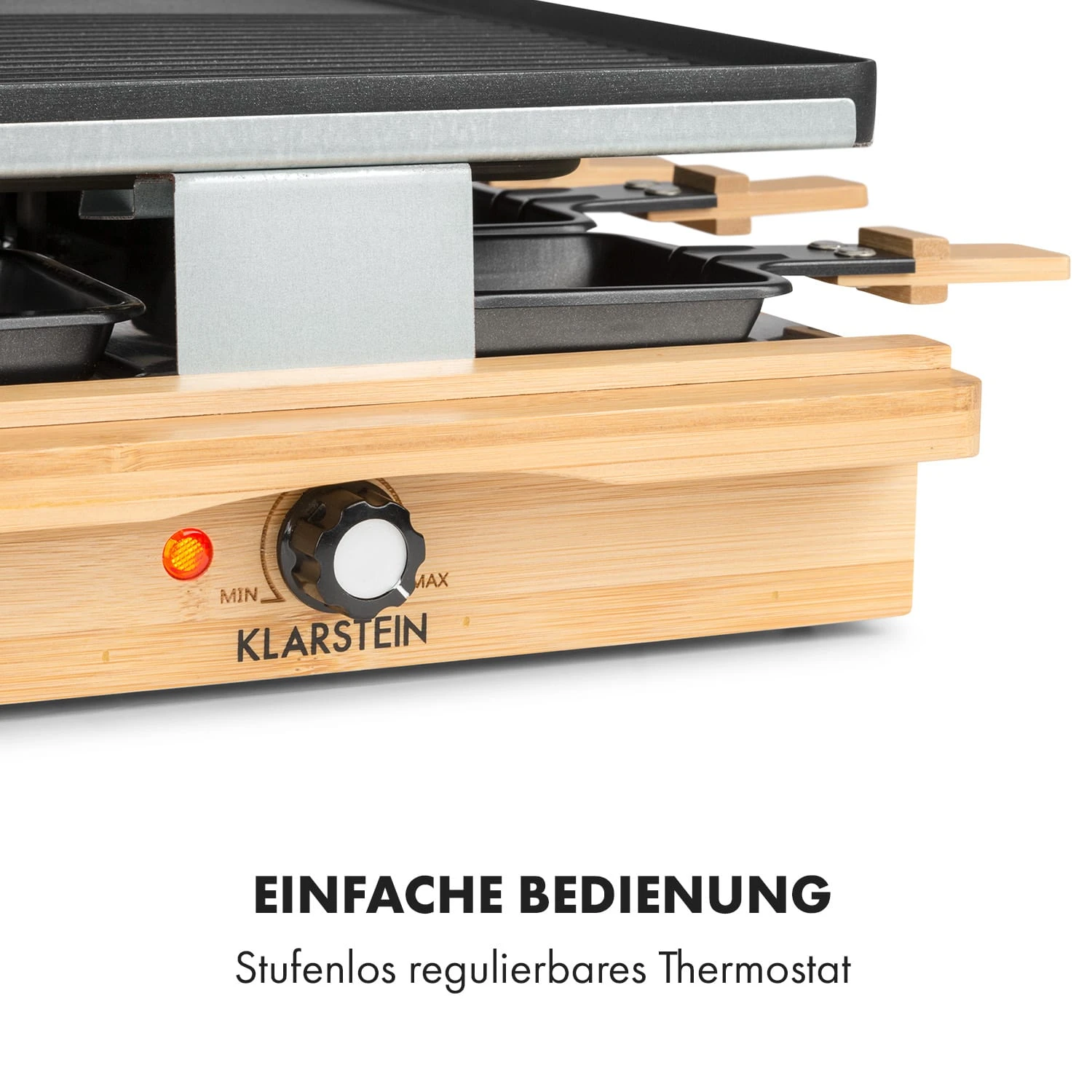 Tournedo Raclette 1200W Aluminiumguss 8 Personen Holz-Dekor Tournedo Raclette 1200W Aluminiumguss 8 Personen Holz-Dekor -Deutschland Klarstein Verkaufs-Shop 10035219 de 0006 logo