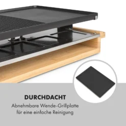 Tournedo Raclette 1200W Aluminiumguss 8 Personen Holz-Dekor 6 Tournedo Raclette 1200W Aluminiumguss 8 Personen Holz-Dekor -Deutschland Klarstein Verkaufs-Shop 10035219 de 0007 logo