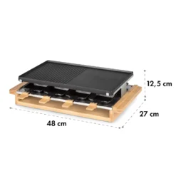 Tournedo Raclette 1200W Aluminiumguss 8 Personen Holz-Dekor 8 Tournedo Raclette 1200W Aluminiumguss 8 Personen Holz-Dekor -Deutschland Klarstein Verkaufs-Shop 10035219 yy 0009 logo Klarstein Tournedo Raclette Holz Dekor