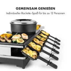 Fonduelette XL 3-in-1 Raclettegrill Fondue Naturstein 1650W 12 Pers -Deutschland Klarstein Verkaufs-Shop 10035220 de 0005 logo