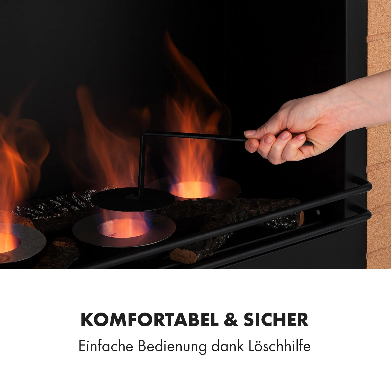 Phantasma Brickline Ethanol-Kamin 3,4 kW Backstein-Optik MDF Phantasma Brickline Ethanol-Kamin 3,4 KW Backstein-Optik MDF -Deutschland Klarstein Verkaufs-Shop 10035231 de 0003 logo