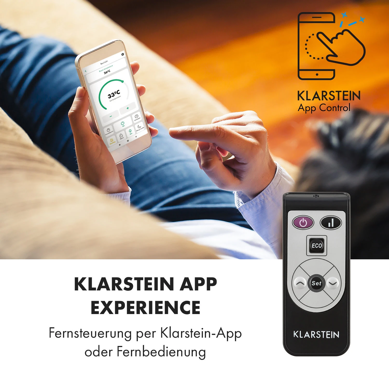 Bornholm Single Smart Konvektionsheizgerät 1000 W App-Steuerung Bornholm Single Smart Konvektionsheizgerät 1000 W App-Steuerung -Deutschland Klarstein Verkaufs-Shop 10035236 de 0003 logo