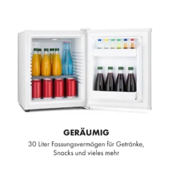 Happy Hour Minibar 5-15°C EEK G 25dB LED-Licht -Deutschland Klarstein Verkaufs-Shop 10035241 de 0004 logo