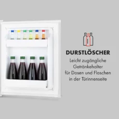 Happy Hour Minibar 5-15°C EEK G 25dB LED-Licht -Deutschland Klarstein Verkaufs-Shop 10035241 de 0005 logo