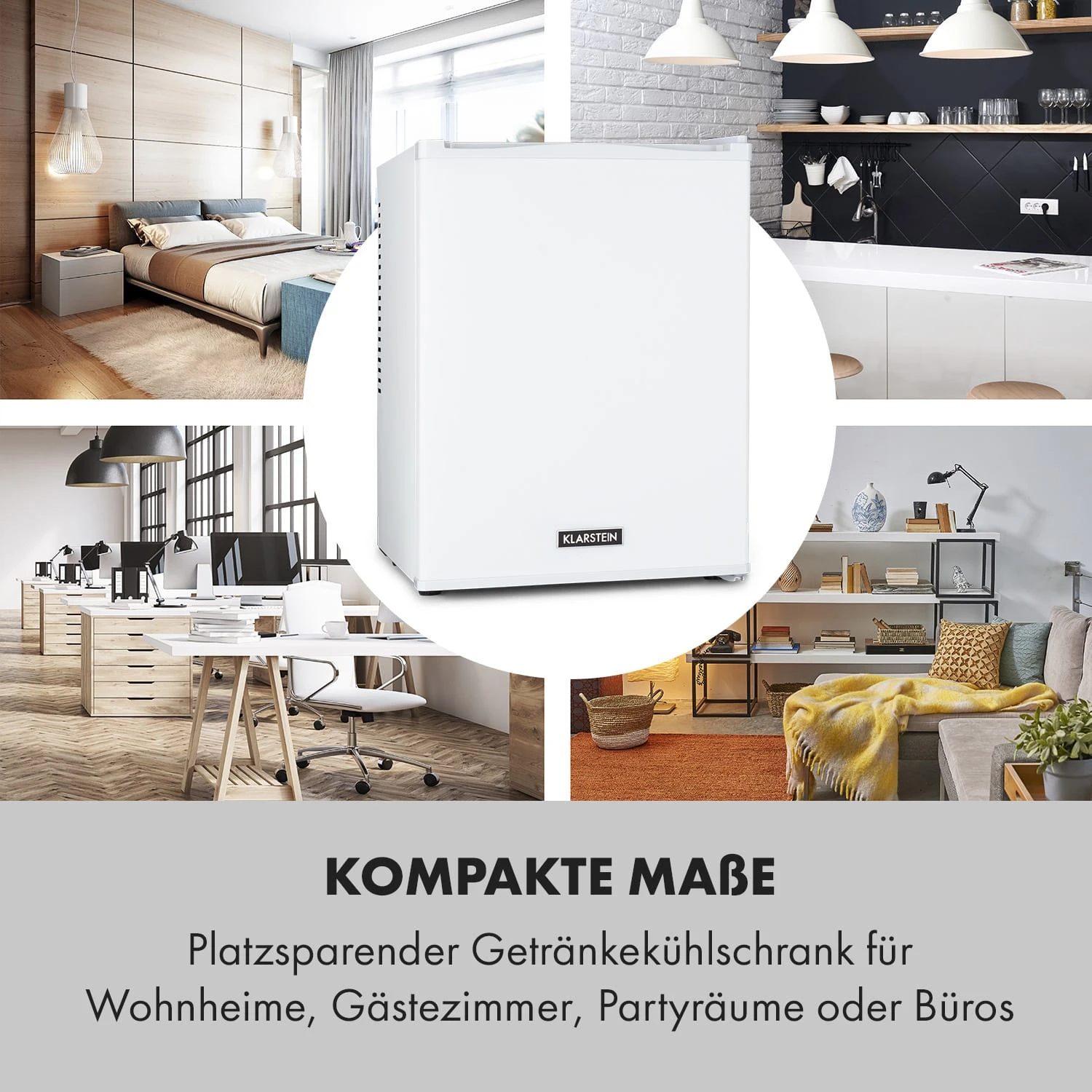 Happy Hour 33 Minibar 33L 5-15°C EEK G 25dB LED-Licht Happy Hour 33 Minibar 33L 5-15°C EEK G 25dB LED-Licht -Deutschland Klarstein Verkaufs-Shop 10035243 de 0003 logo