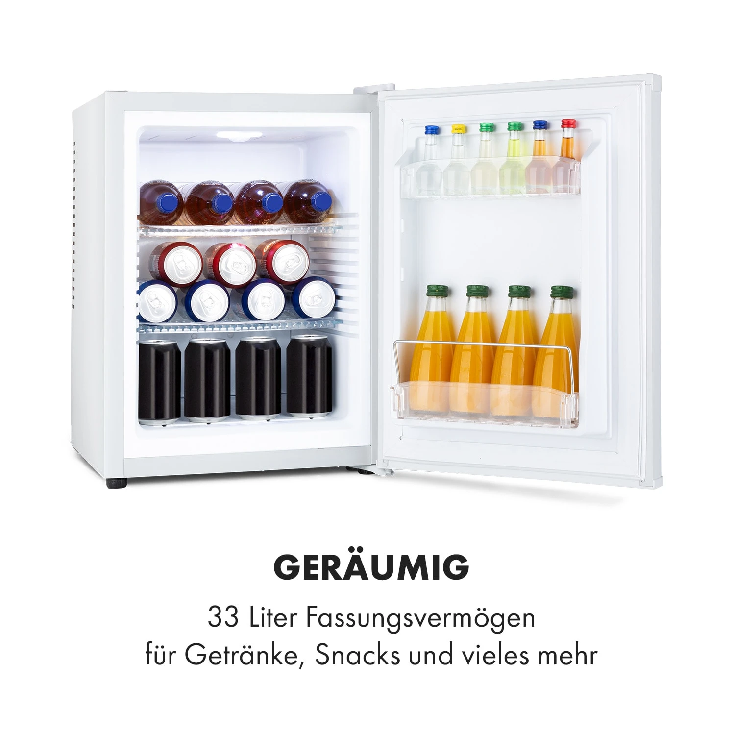 Happy Hour 33 Minibar 33L 5-15°C EEK G 25dB LED-Licht Happy Hour 33 Minibar 33L 5-15°C EEK G 25dB LED-Licht -Deutschland Klarstein Verkaufs-Shop 10035243 de 0004 logo