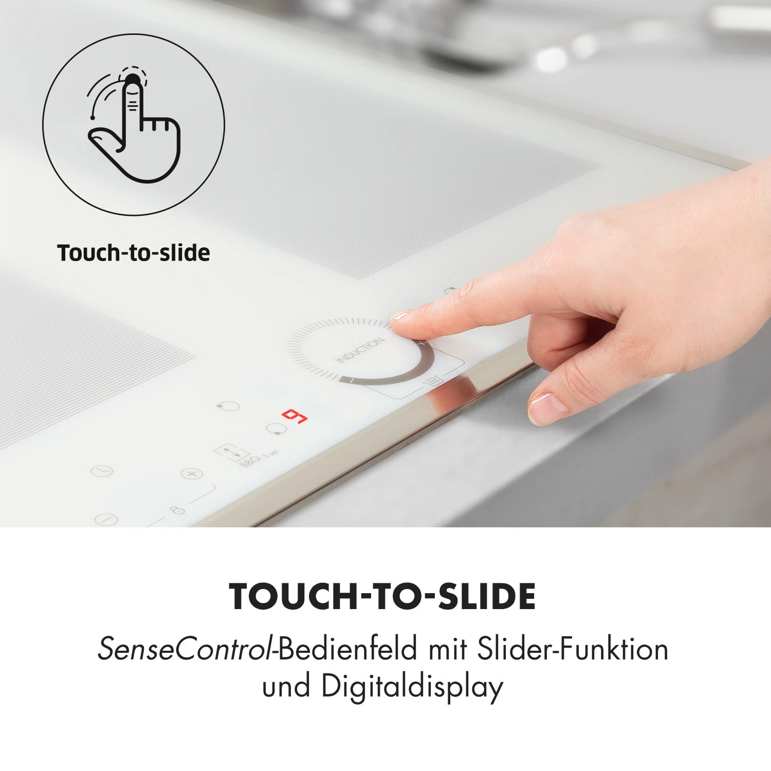 Delicatessa 60 Prime Induktionskochfeld 4 Zonen 7000W Timer Delicatessa 60 Prime Induktionskochfeld 4 Zonen 7000W Timer -Deutschland Klarstein Verkaufs-Shop 10035267 de 0005 logo