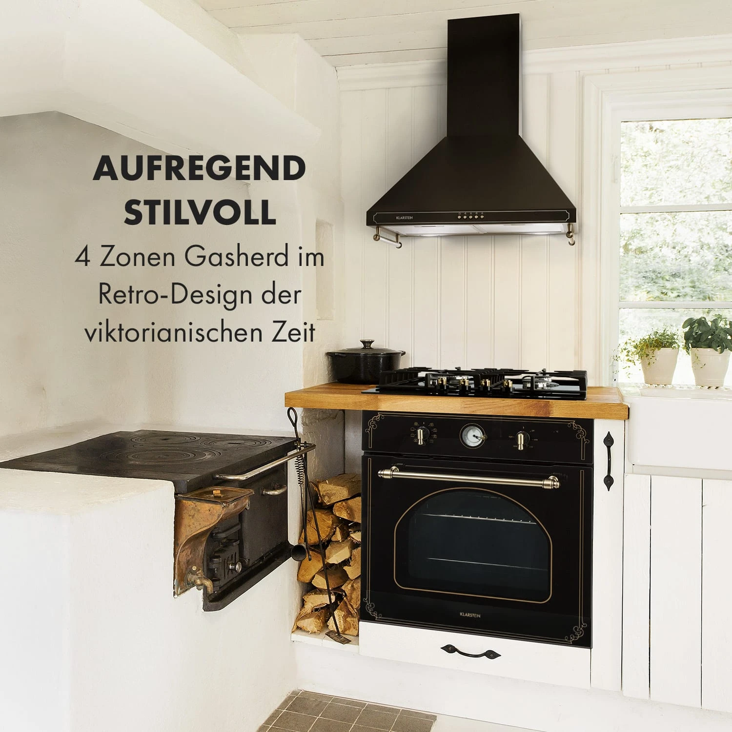 Victoria 4 Zonen Gaskochfeld 4-flammig Sabaf-Brenner Glaskeramik Victoria 4 Zonen Gaskochfeld 4-flammig Sabaf-Brenner Glaskeramik -Deutschland Klarstein Verkaufs-Shop 10035271 de 0002 logo