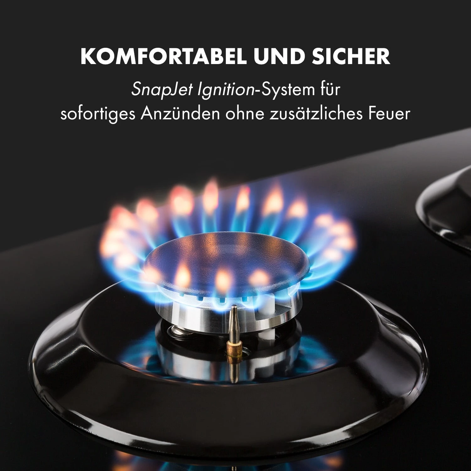 Victoria 4 Zonen Gaskochfeld 4-flammig Sabaf-Brenner Glaskeramik Victoria 4 Zonen Gaskochfeld 4-flammig Sabaf-Brenner Glaskeramik -Deutschland Klarstein Verkaufs-Shop 10035271 de 0005 logo