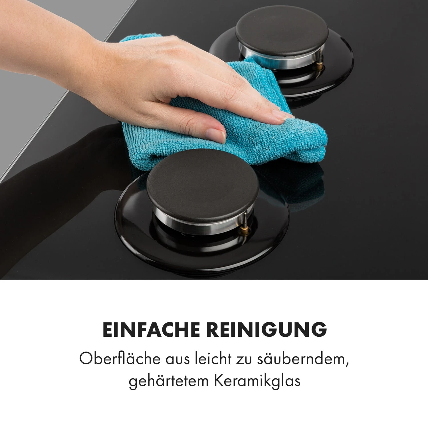 Victoria 4 Zonen Gaskochfeld 4-flammig Sabaf-Brenner Glaskeramik Victoria 4 Zonen Gaskochfeld 4-flammig Sabaf-Brenner Glaskeramik -Deutschland Klarstein Verkaufs-Shop 10035271 de 0009 logo