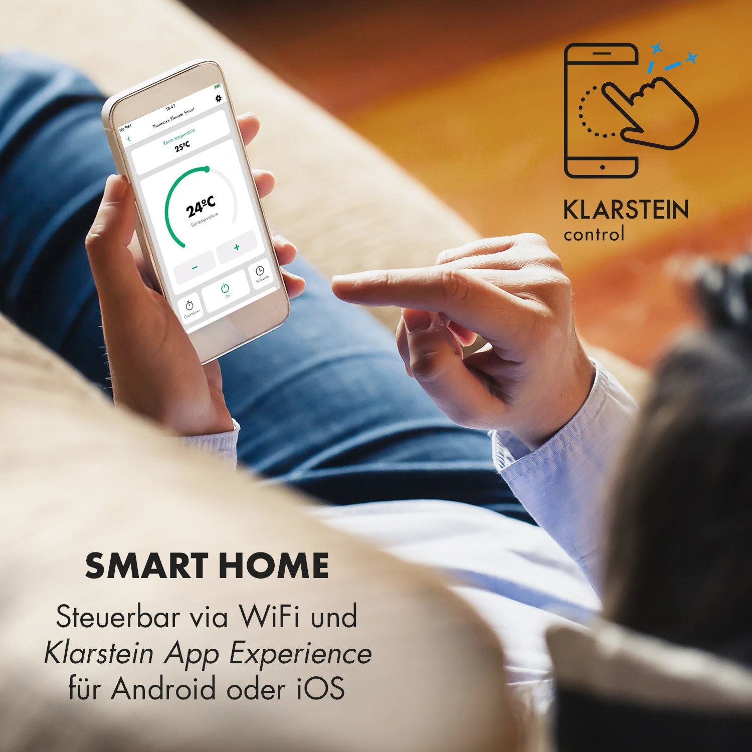 Thermaxx Elevate Smart Ölradiator 2720W 7-35 °C 24h-Timer App-Steuerung Thermaxx Elevate Smart Ölradiator 2720W 7-35 °C 24h-Timer App-Steuerung -Deutschland Klarstein Verkaufs-Shop 10035276 de 0002 logo