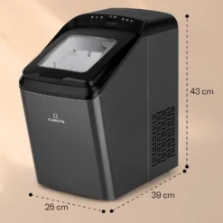 Partytime Eiswürfelmaschine Klareis 15kg/24h Edelstahl -Deutschland Klarstein Verkaufs-Shop 10035295 yy 0011 dimensions