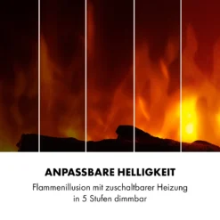Basel Illumine Elektrokamin Flammenillusion 2000 W 2 Stufen Dimmbar -Deutschland Klarstein Verkaufs-Shop 10035297 de 0007 logo