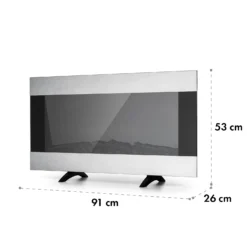 Basel Illumine Elektrokamin Flammenillusion 2000 W 2 Stufen Dimmbar -Deutschland Klarstein Verkaufs-Shop 10035297 yy 0009 logo Klarstein Basel Illumine Elektrokamin