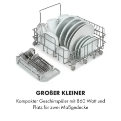 Oceana Geschirrspüler Freistehend Installationsfrei 2 Gedecke 860W -Deutschland Klarstein Verkaufs-Shop 10035304 de 0009 logo