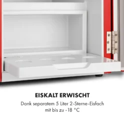 Audrey Mini 2in1 Kühlschrank EEC F Gefrierfach LED -Deutschland Klarstein Verkaufs-Shop 10035311 de 0004 logo