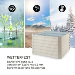 High Grow Straight Hochbeet 100x60x100cm 600l Stahl -Deutschland Klarstein Verkaufs-Shop 10035333 de 0006 logo