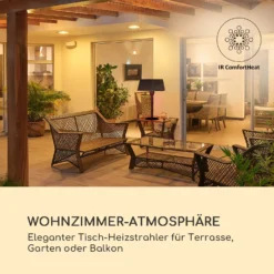Loras Style Tisch-Heizstrahler Karbon-IR-Heizelement 1500W -Deutschland Klarstein Verkaufs-Shop 10035344 de 0003 logo