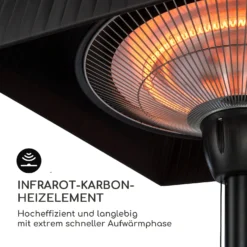 Loras Style Tisch-Heizstrahler Karbon-IR-Heizelement 1500W -Deutschland Klarstein Verkaufs-Shop 10035344 de 0004 logo
