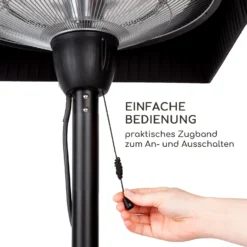 Loras Style Tisch-Heizstrahler Karbon-IR-Heizelement 1500W -Deutschland Klarstein Verkaufs-Shop 10035344 de 0008 logo